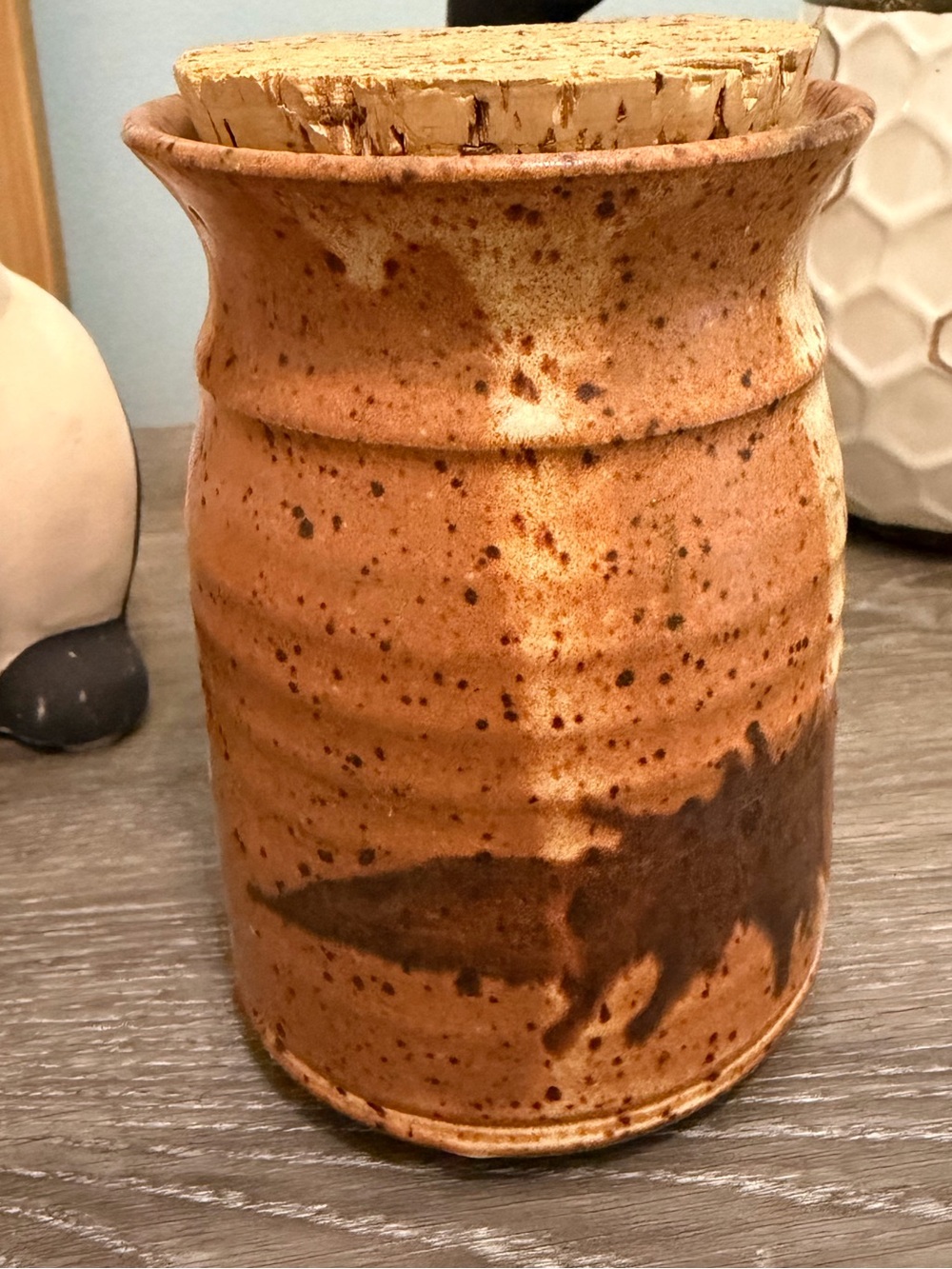 5/$25 Vintage stoneware pottery jar